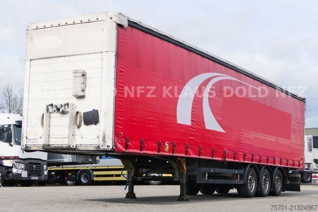 Semirremolque abierto con toldo SCHMITZ CARGOBULL S3 Pritsche Plane Edscha SCHMITZ-ACHSEN