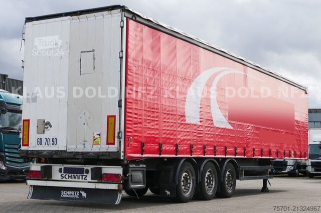Semirremolque abierto con toldo SCHMITZ CARGOBULL S3 Pritsche Plane Edscha SCHMITZ-ACHSEN