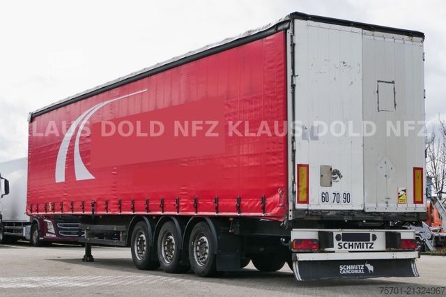 Semirremolque abierto con toldo SCHMITZ CARGOBULL S3 Pritsche Plane Edscha SCHMITZ-ACHSEN