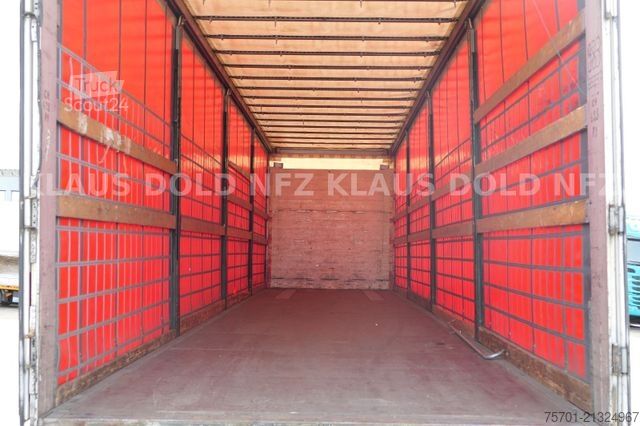 Semirremolque abierto con toldo SCHMITZ CARGOBULL S3 Pritsche Plane Edscha SCHMITZ-ACHSEN