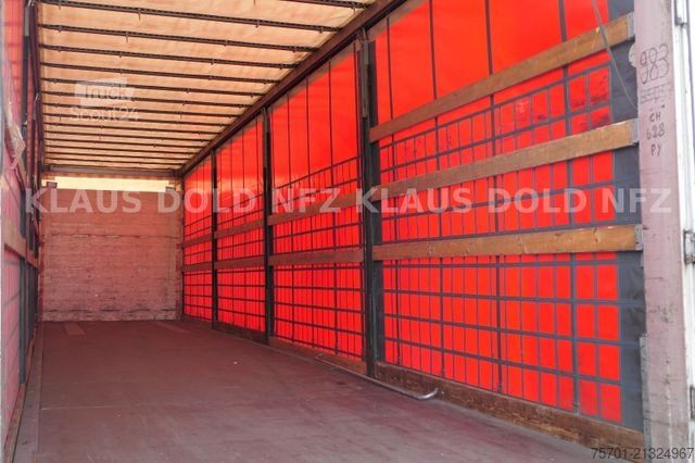 Semirremolque abierto con toldo SCHMITZ CARGOBULL S3 Pritsche Plane Edscha SCHMITZ-ACHSEN