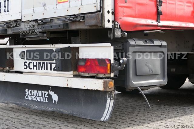 Semirremolque abierto con toldo SCHMITZ CARGOBULL S3 Pritsche Plane Edscha SCHMITZ-ACHSEN