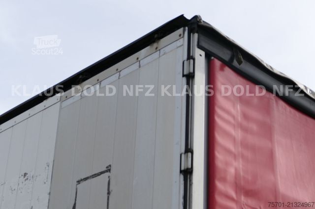 Semirremolque abierto con toldo SCHMITZ CARGOBULL S3 Pritsche Plane Edscha SCHMITZ-ACHSEN