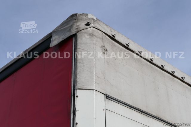 Semirremolque abierto con toldo SCHMITZ CARGOBULL S3 Pritsche Plane Edscha SCHMITZ-ACHSEN