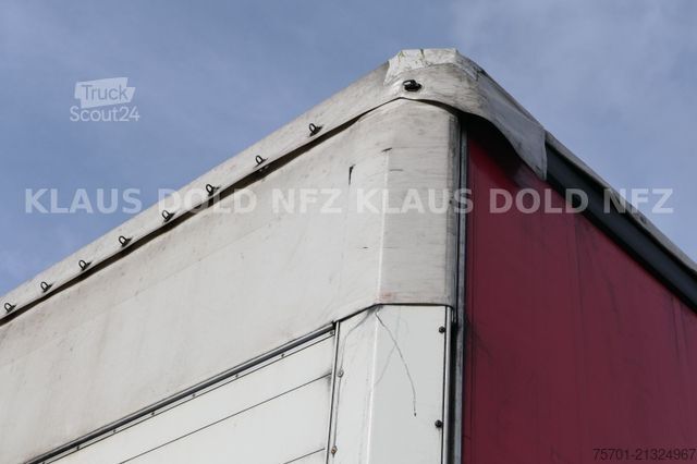 Semirremolque abierto con toldo SCHMITZ CARGOBULL S3 Pritsche Plane Edscha SCHMITZ-ACHSEN