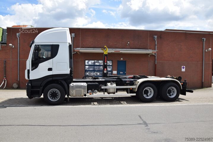Kiepwagen Iveco Stralis 510 Highway HiabAbrollkipper 6X4
