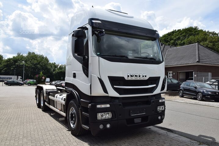 Kiepwagen Iveco Stralis 510 Highway HiabAbrollkipper 6X4