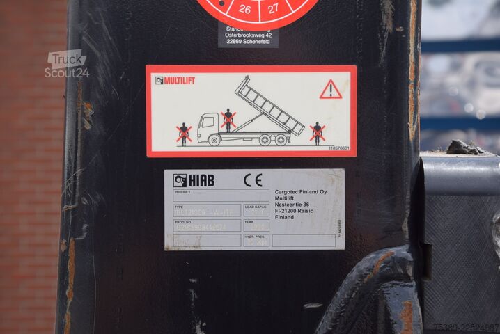 Tippbil Iveco Stralis 510 Highway HiabAbrollkipper 6X4