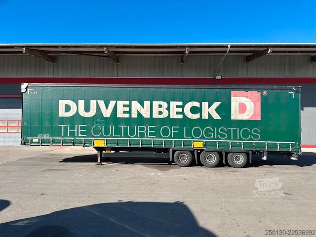 Öppen semitrailer med kapell SCHMITZ CARGOBULL SCB*S3T MegaTrailer Curtainsider Edscha
