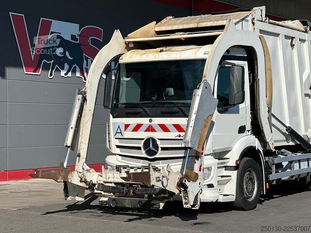 Śmieciarka MERCEDES-BENZ Antos 2533 6x2 FAUN Frontpress 533 Überkopflader