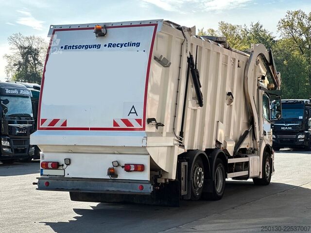 Śmieciarka MERCEDES-BENZ Antos 2533 6x2 FAUN Frontpress 533 Überkopflader