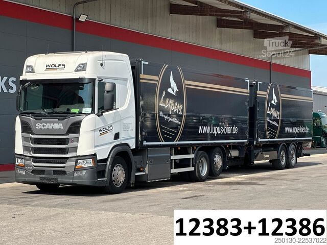 Samochód do przewozu napojów SCANIA R410 6x2 LL EWERS Getränketransport Zug mit LBW