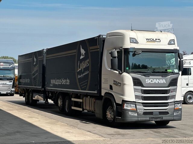 Samochód do przewozu napojów SCANIA R410 6x2 LL EWERS Getränketransport Zug mit LBW