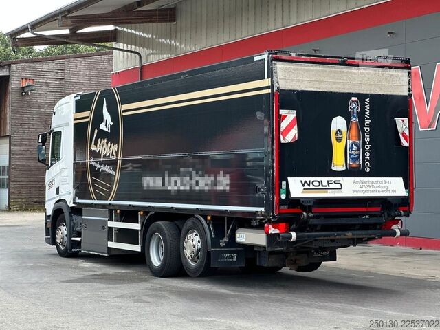 Samochód do przewozu napojów SCANIA R410 6x2 LL EWERS Getränketransport Zug mit LBW