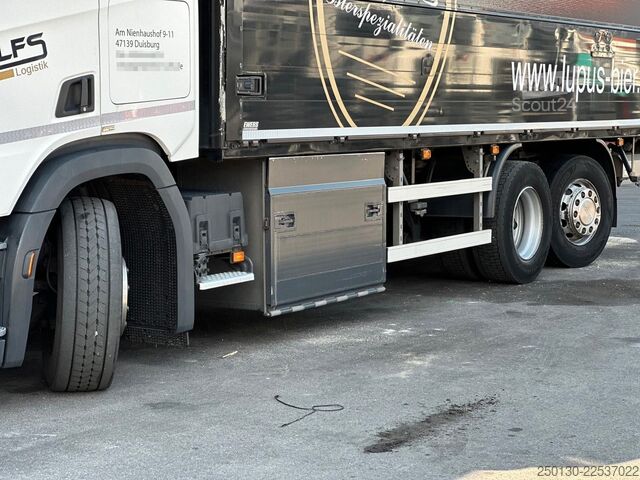 Samochód do przewozu napojów SCANIA R410 6x2 LL EWERS Getränketransport Zug mit LBW