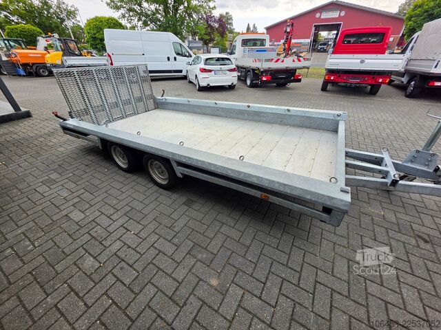 Nízkozdvižný príves HULCO Terrax 2 Baumaschinen/Rampe/1500 NL Top Zustand