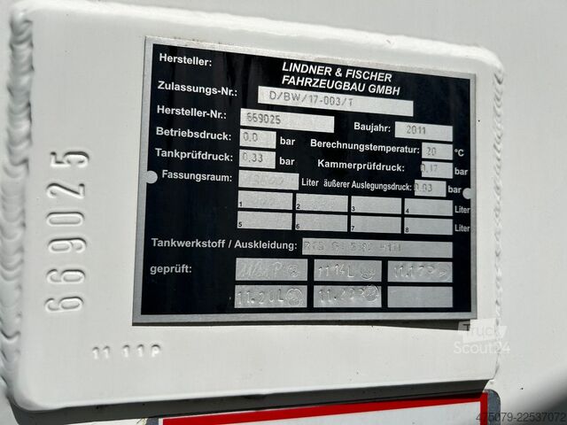 Автоцистерна MERCEDES-BENZ Axor 1829 / Lindner Fischer 13.500 Liter /