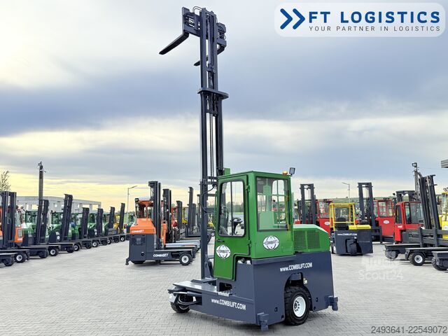 Dört yollu forklift Combilift C3000 DIESEL TRIPLEX 5600 FREE-LIFT