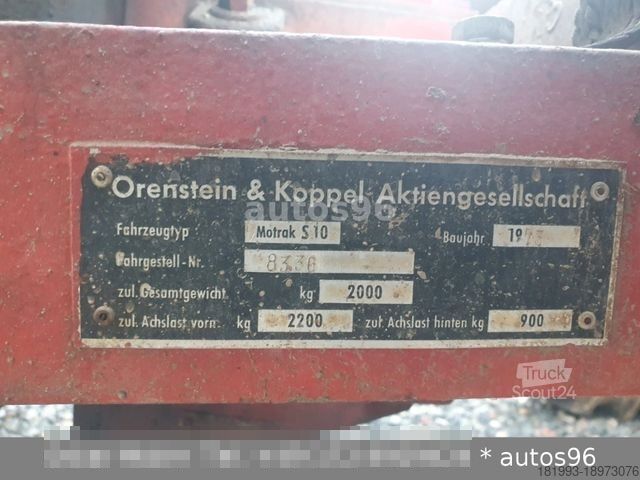 Citi O&K Motrak S 10 Muldenkipper Dumper Deutz Motor