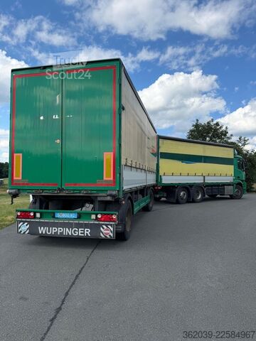 Remolque abierto con toldo  WUPPINGER 2 ACHS PRITSCHE PLANE