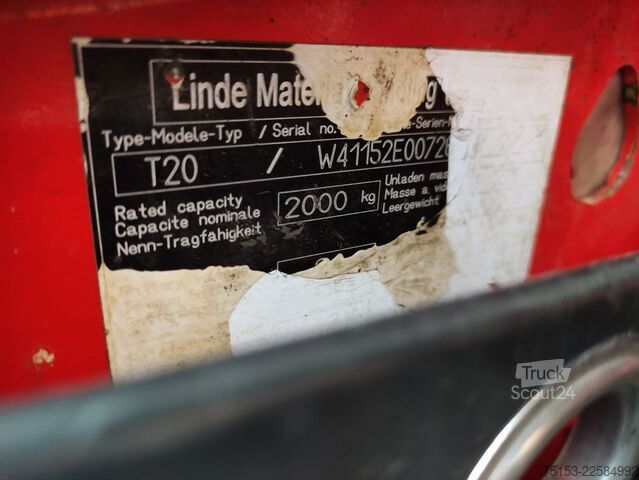 Elektrické paletové vozíky Linde T20-1152