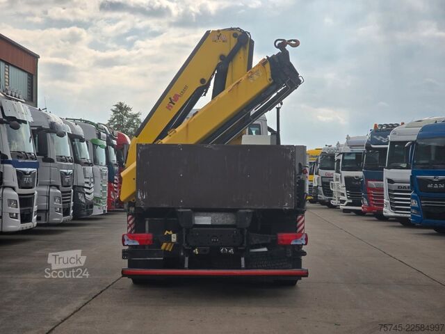 Кран, монтиран на камион MAN TGS 26.360 *  HYVA-KRAN * 19.3M * FERNBEDIENUNG