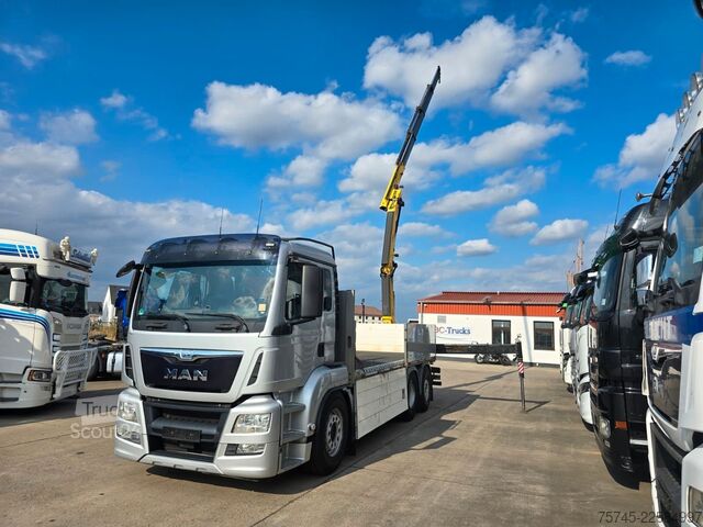 Autolaadkraan MAN TGS 26.360 *  HYVA-KRAN * 19.3M * FERNBEDIENUNG