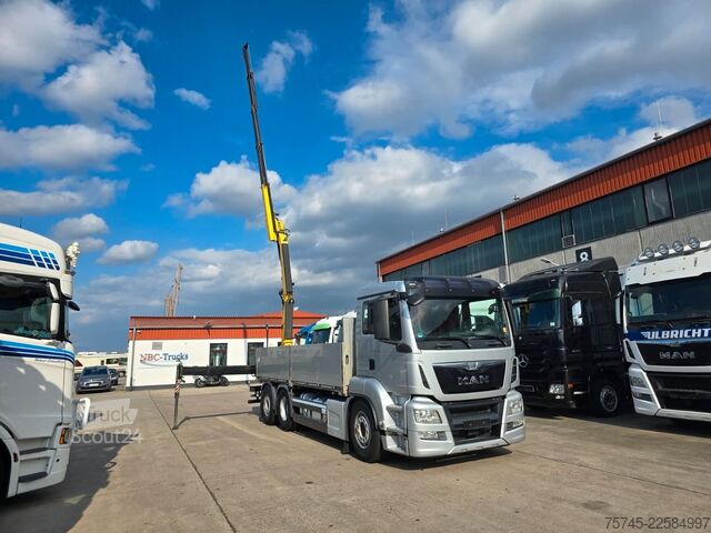 Autolaadkraan MAN TGS 26.360 *  HYVA-KRAN * 19.3M * FERNBEDIENUNG