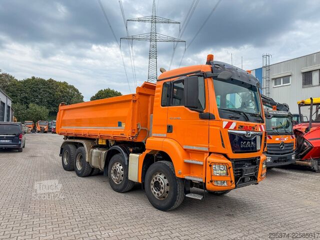 Autocamion basculant tridirecțional MAN TGS 35.460 3.S.K+Bordmatic Intarder