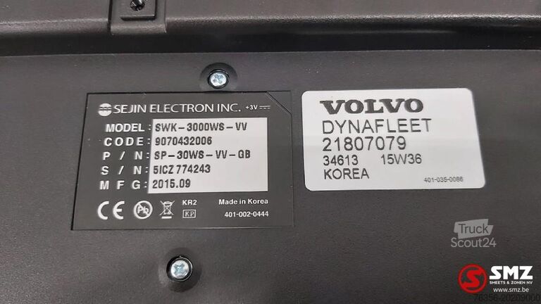 Elektrik Volvo Occ keyboard volvo dynafleet 21807079