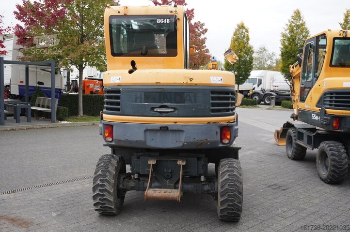 Kolesni bager Hyundai Robex 55W-9 Wheeled Excavator 5.5t / 2pc