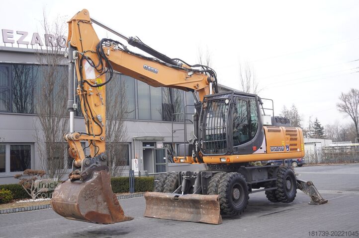 Mobilbagger Case WX218 / 23t wheeled excavator /