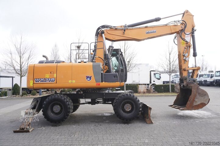 Mobilbagger Case WX218 / 23t wheeled excavator /