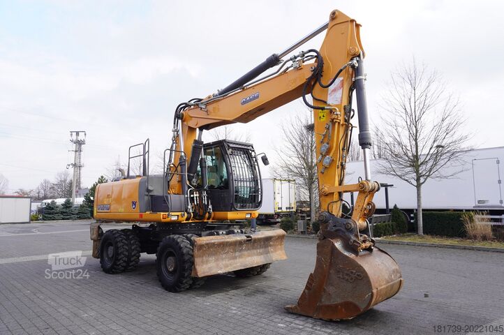 Mobilbagger Case WX218 / 23t wheeled excavator /