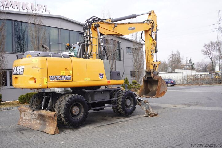 Mobilbagger Case WX218 / 23t wheeled excavator /