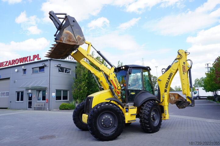 Baggerlader New Holland B 115 C backhoe loader / 1000 MTH !