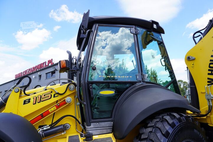 Baggerlader New Holland B 115 C backhoe loader / 1000 MTH !