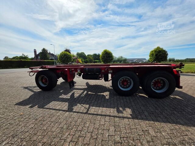 Container transport Pacton 2822 C-2 3 assige pacton container aanhanger me...