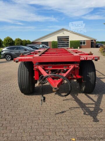 Container transport Pacton 2822 C-2 3 assige pacton container aanhanger me...