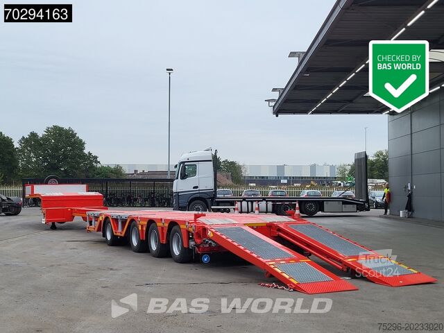 Nízký nakladač Kässbohrer LB4E 4 axles Hydr. Ramps 620cm-Extendable Lift...