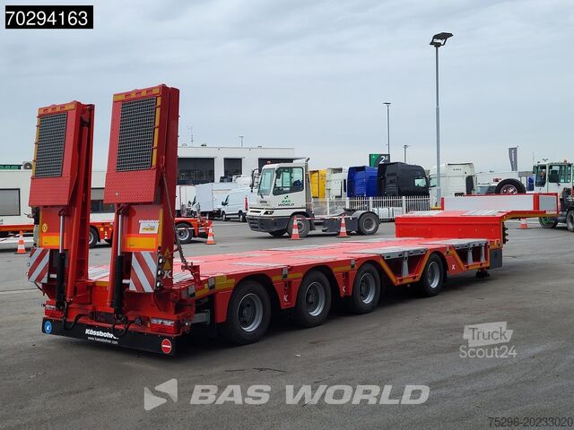 Nízký nakladač Kässbohrer LB4E 4 axles Hydr. Ramps 620cm-Extendable Lift...