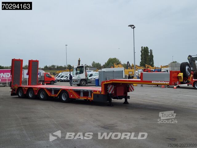 Nízký nakladač Kässbohrer LB4E 4 axles Hydr. Ramps 620cm-Extendable Lift...