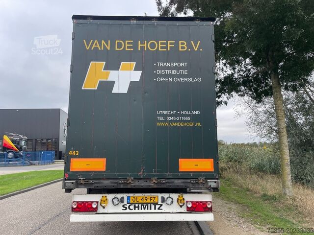 Skjutbara presenningar Schmitz SCS 24/L Tautliner / SAF Axles / Discbrakes / A...