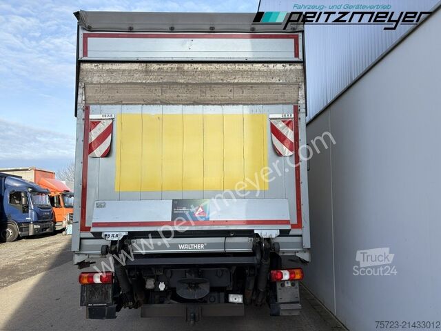 Platós teherautó ponyvával Mercedes-Benz Atego 1527 LL Pritsche mit LBW