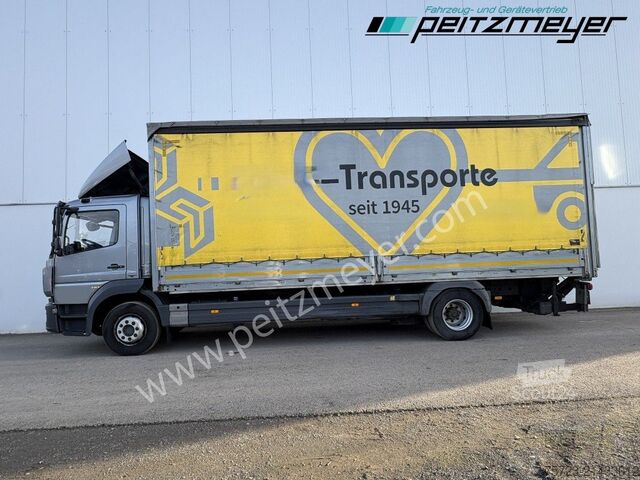 Platós teherautó ponyvával Mercedes-Benz Atego 1527 LL Pritsche mit LBW