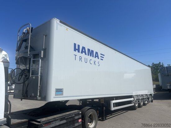 Yürüyen tabanlı yarı römork KNAPEN K100/KT01, 10 MM, LIFTACHSE,FUNK  UNFALLSCHADEN
