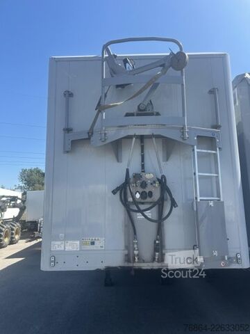 Yürüyen tabanlı yarı römork KNAPEN K100/KT01, 10 MM, LIFTACHSE,FUNK  UNFALLSCHADEN