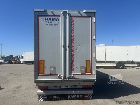 Yürüyen tabanlı yarı römork KNAPEN K100/KT01, 10 MM, LIFTACHSE,FUNK  UNFALLSCHADEN