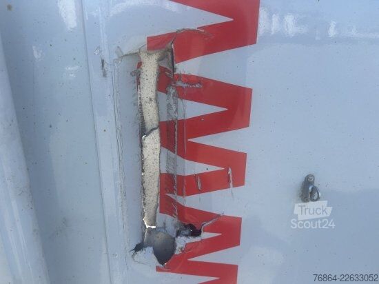 Yürüyen tabanlı yarı römork KNAPEN K100/KT01, 10 MM, LIFTACHSE,FUNK  UNFALLSCHADEN