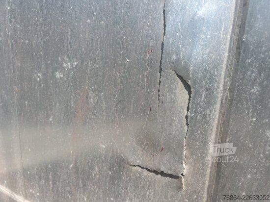 Yürüyen tabanlı yarı römork KNAPEN K100/KT01, 10 MM, LIFTACHSE,FUNK  UNFALLSCHADEN